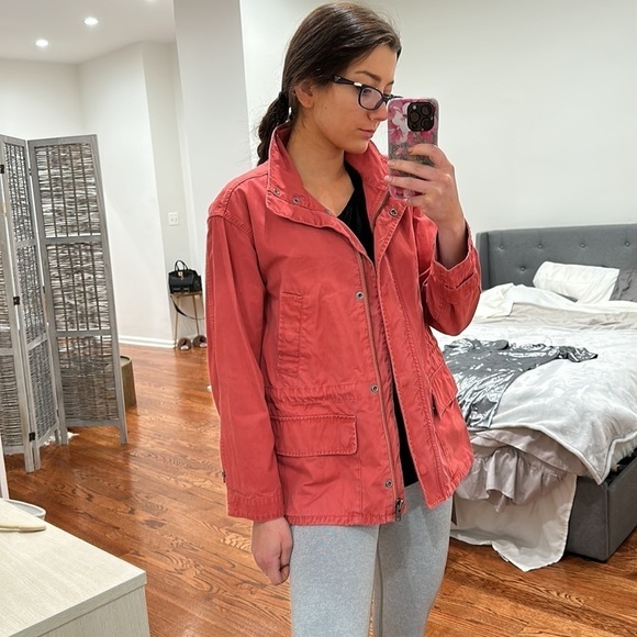 Madewell Utility Lightweight Trench Red size XS - Picture 6 of 6